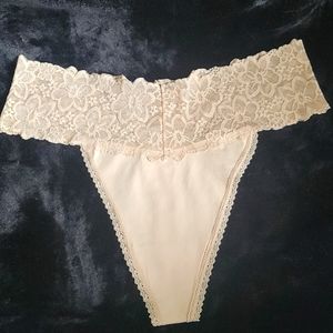 Ksclassyass, thong, lace, bridal, tan, ivory, plu